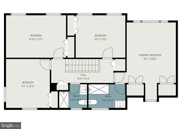 a picture of a bench in a white wall