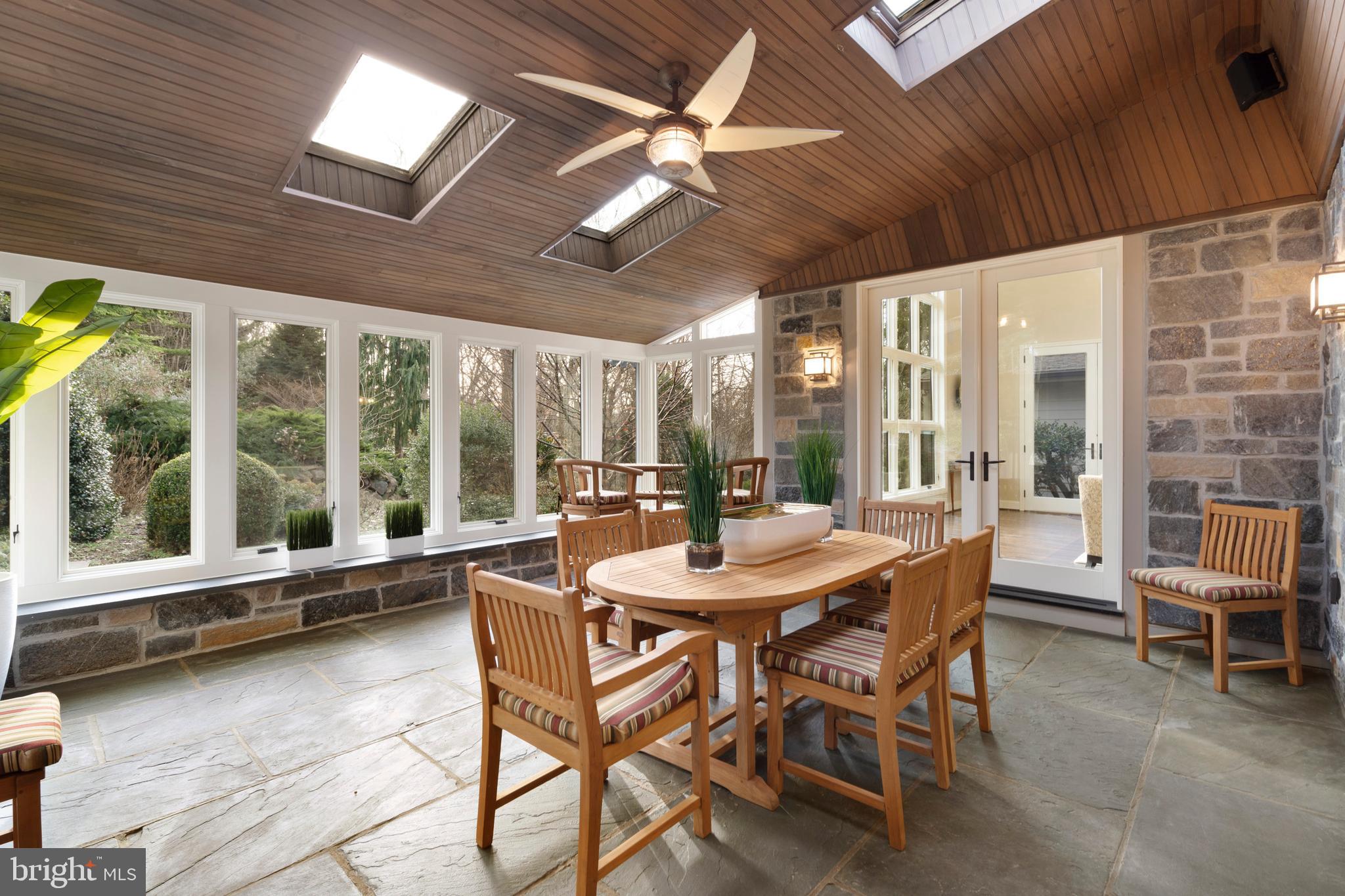 1552 Mt Pleasant Road Villanova, PA 19085 - Photo 26 of 86 Sunroom with skylights