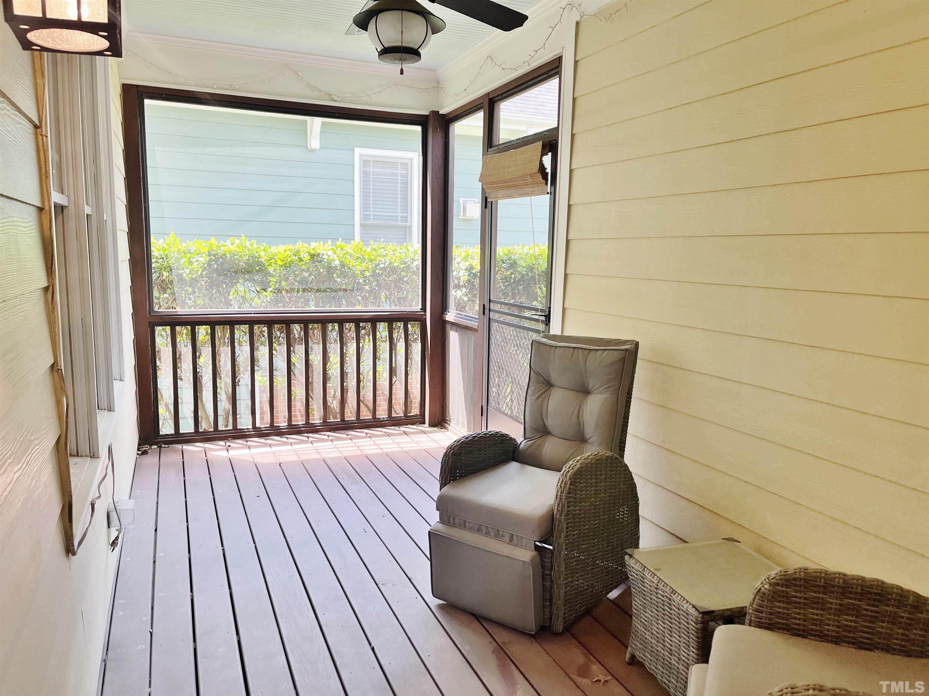 2223 Cloud Cover Lane Raleigh, NC 27614 - Photo 20 of 26 a balcony view with a seating space