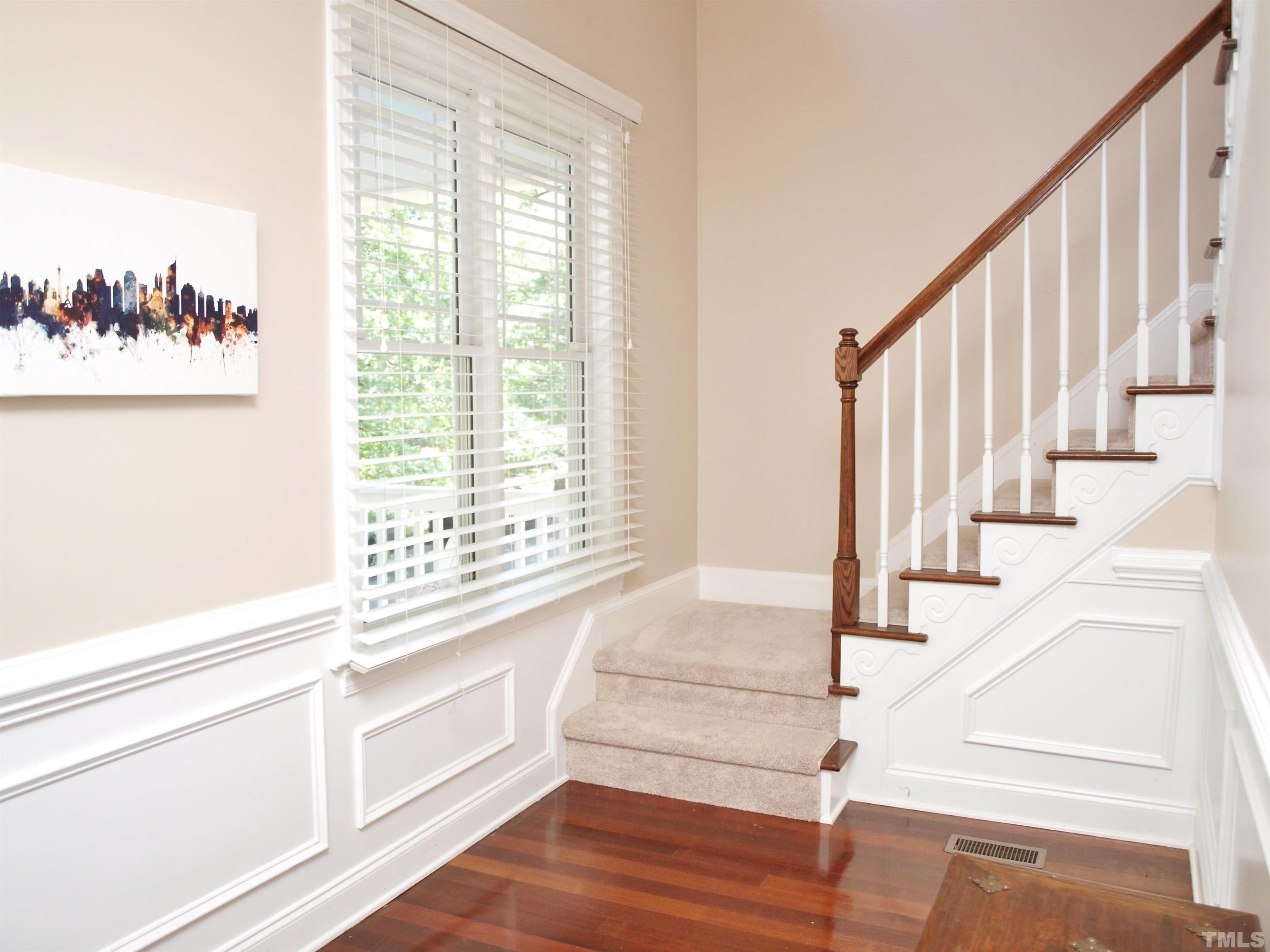 2223 Cloud Cover Lane Raleigh, NC 27614 - Photo 3 of 26 a view of front door with wooden floor