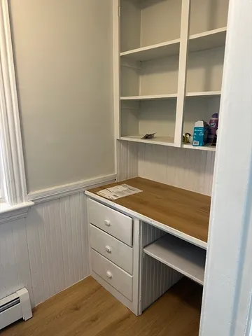 a room with storage and utility
