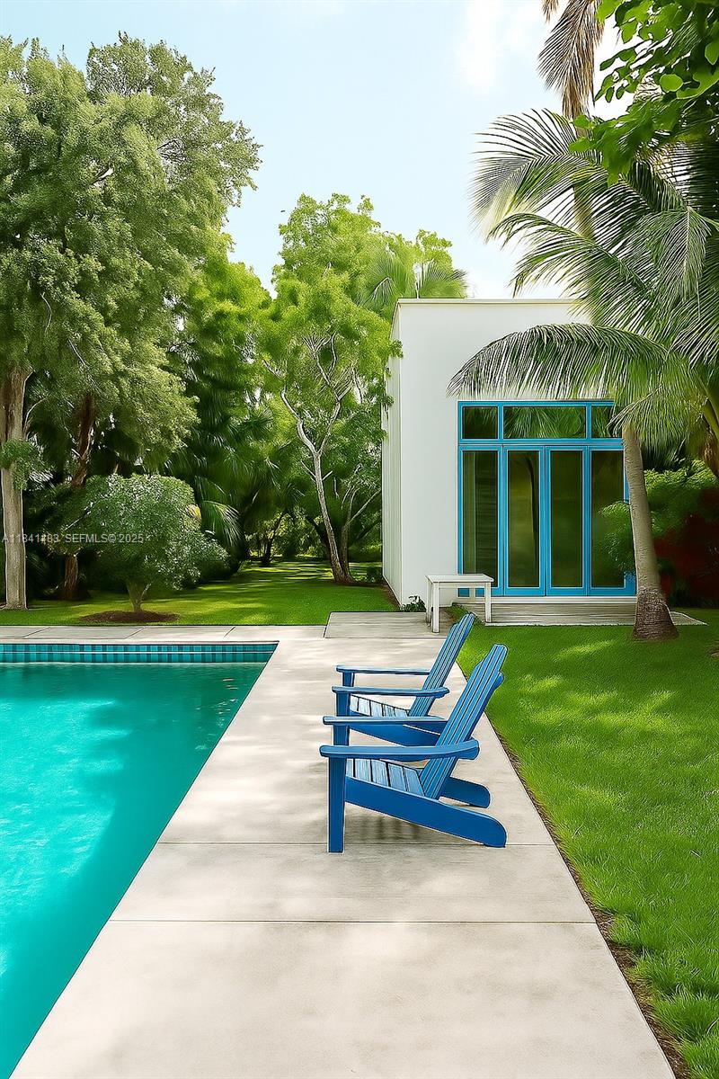 6002 Southwest 79th Court Miami, FL 33143 - Photo 35 of 47 a view of a house with a yard and sitting area