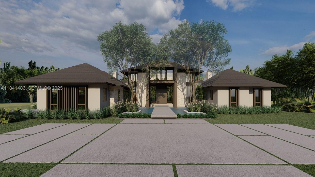 6002 Southwest 79th Court Miami, FL 33143 - Photo 10 of 47 a front view of a house with garden