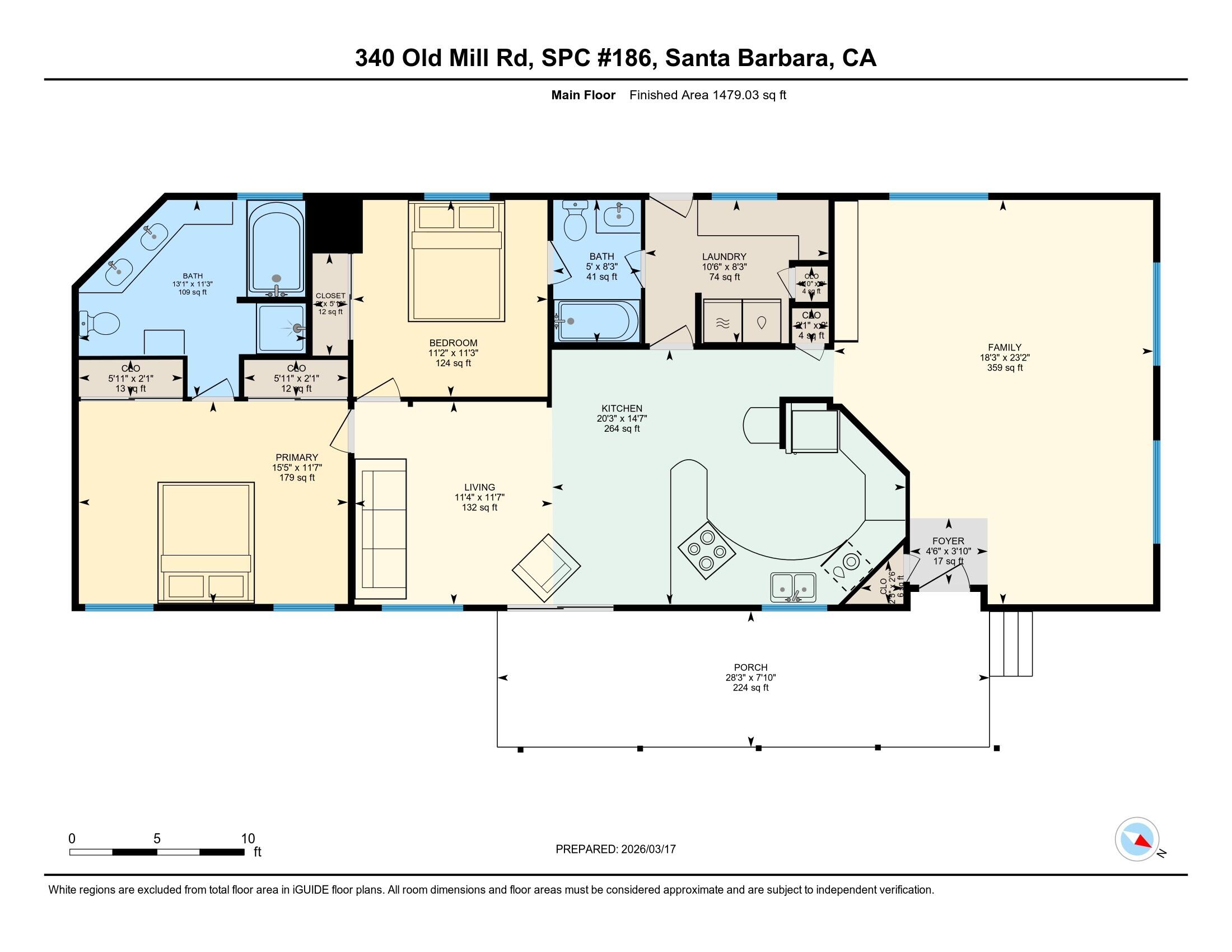 340 Old Mill Road, Unit 186 Santa Barbara, CA 93110 - Photo 2 of 40 1-340-186 Old Mill Rd_floor_imperial_en_