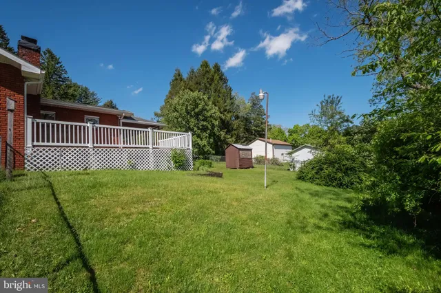 a house view with a garden space