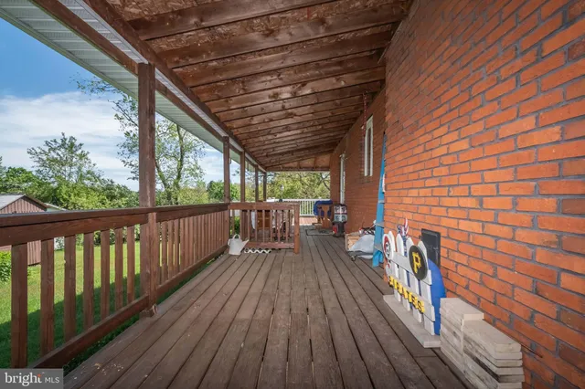 a view of deck with wooden floor and outdoor space