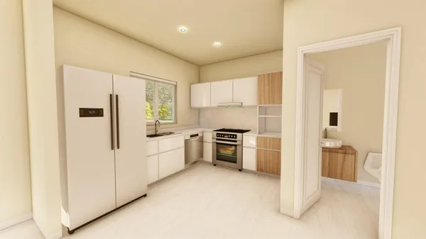 a living room with furniture a dining table and chairs