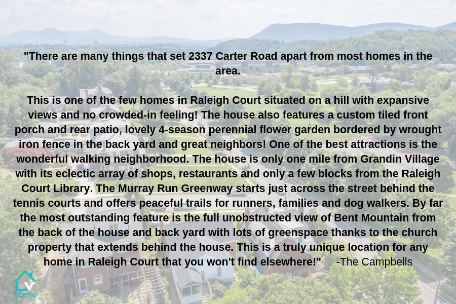 2337 Carter Road Southwest Roanoke, VA 24015 - Photo 2 of 47 There are many things that set 2337 Cart
