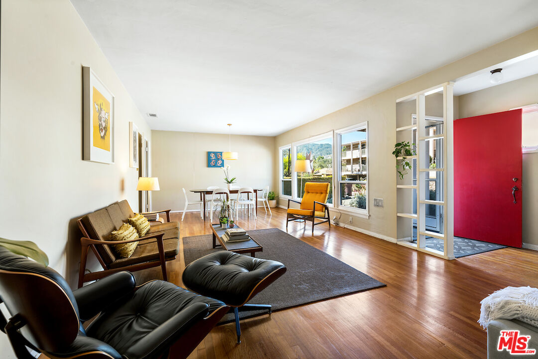 1856 Alpha Road Glendale, CA 91208 - Photo 5 of 32 a living room with furniture and wooden floor