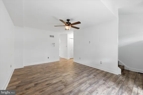 wooden floor in an empty room