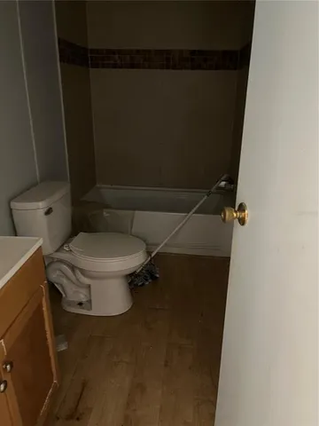 a view of a house with an empty space