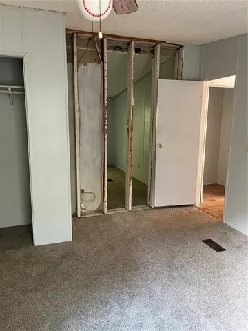 a view of empty room