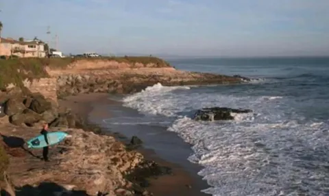 a view of ocean view with beach