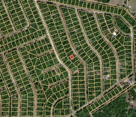 a view of a blue building