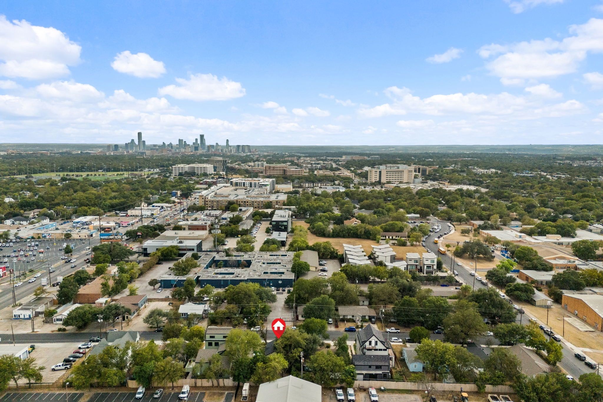 820 Stark Street Austin, TX 78756 - Photo 19 of 19 an aerial view of a city
