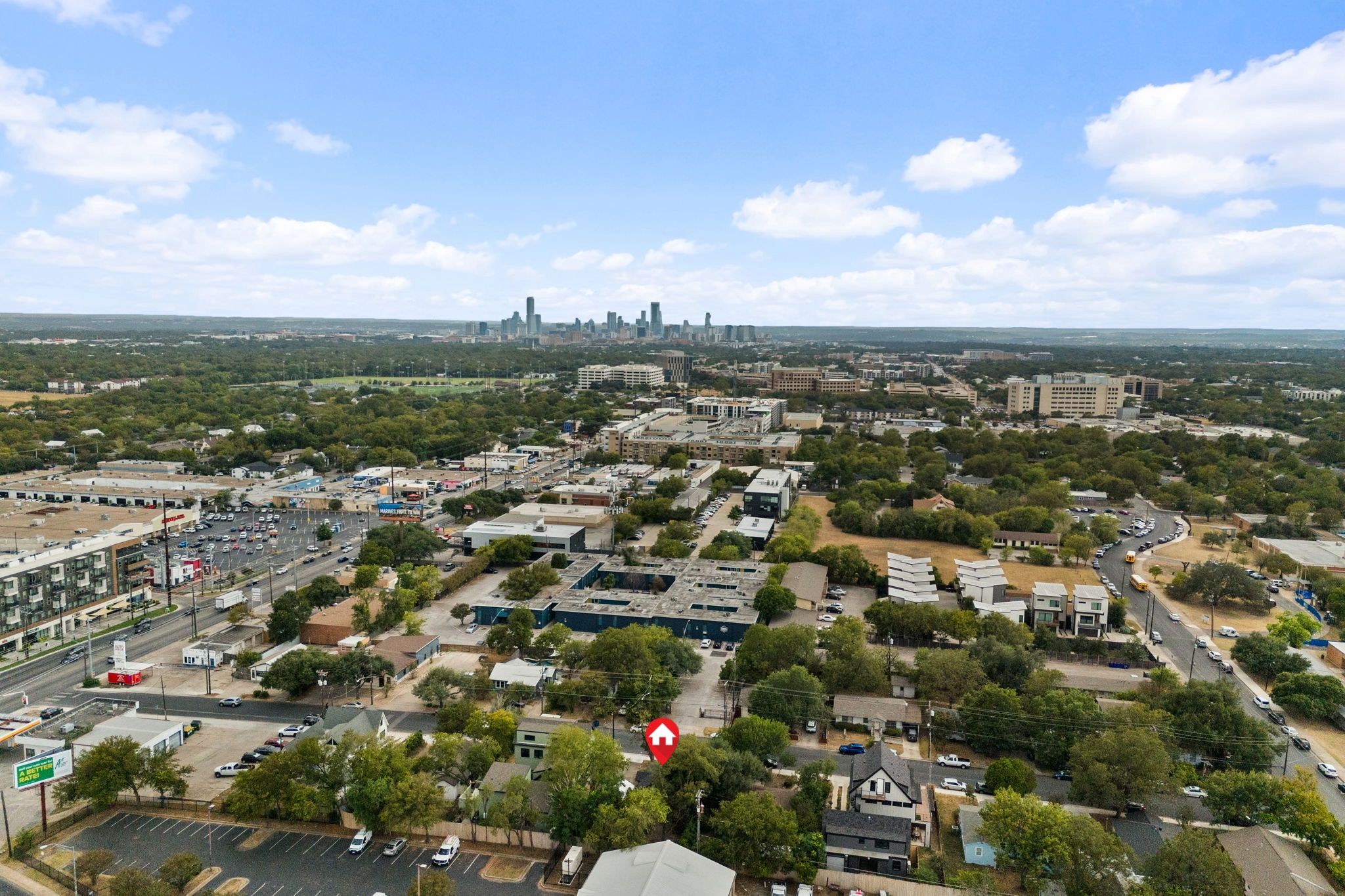 820 Stark Street Austin, TX 78756 - Photo 2 of 19 an aerial view of a city