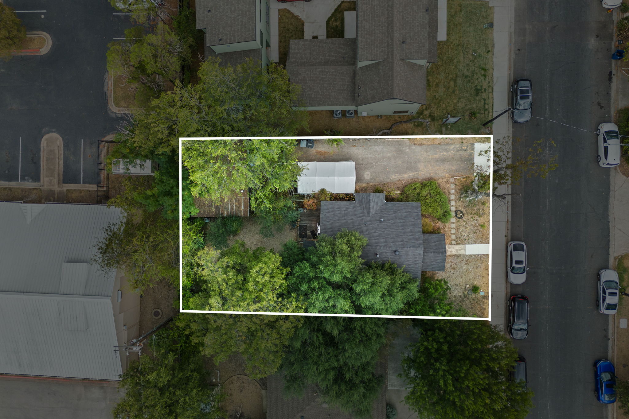 820 Stark Street Austin, TX 78756 - Photo 4 of 19 an aerial view of a house