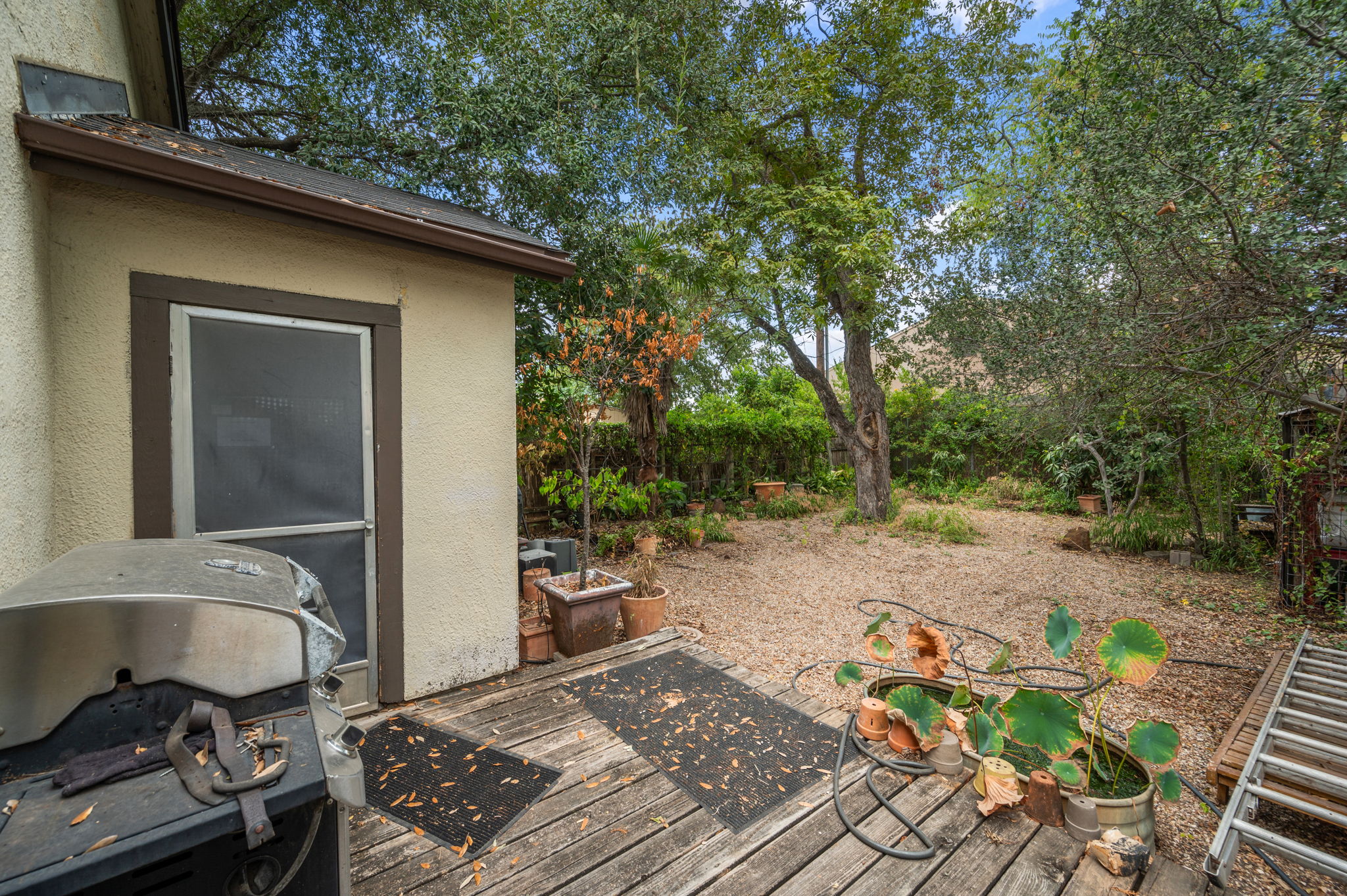 820 Stark Street Austin, TX 78756 - Photo 9 of 19 a backyard of a house with seating space