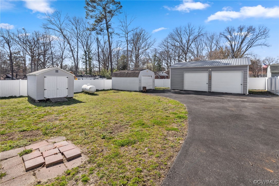 2408 Coxendale Road Chester, VA 23831 - Photo 26 of 26 a view of a backyard with white house
