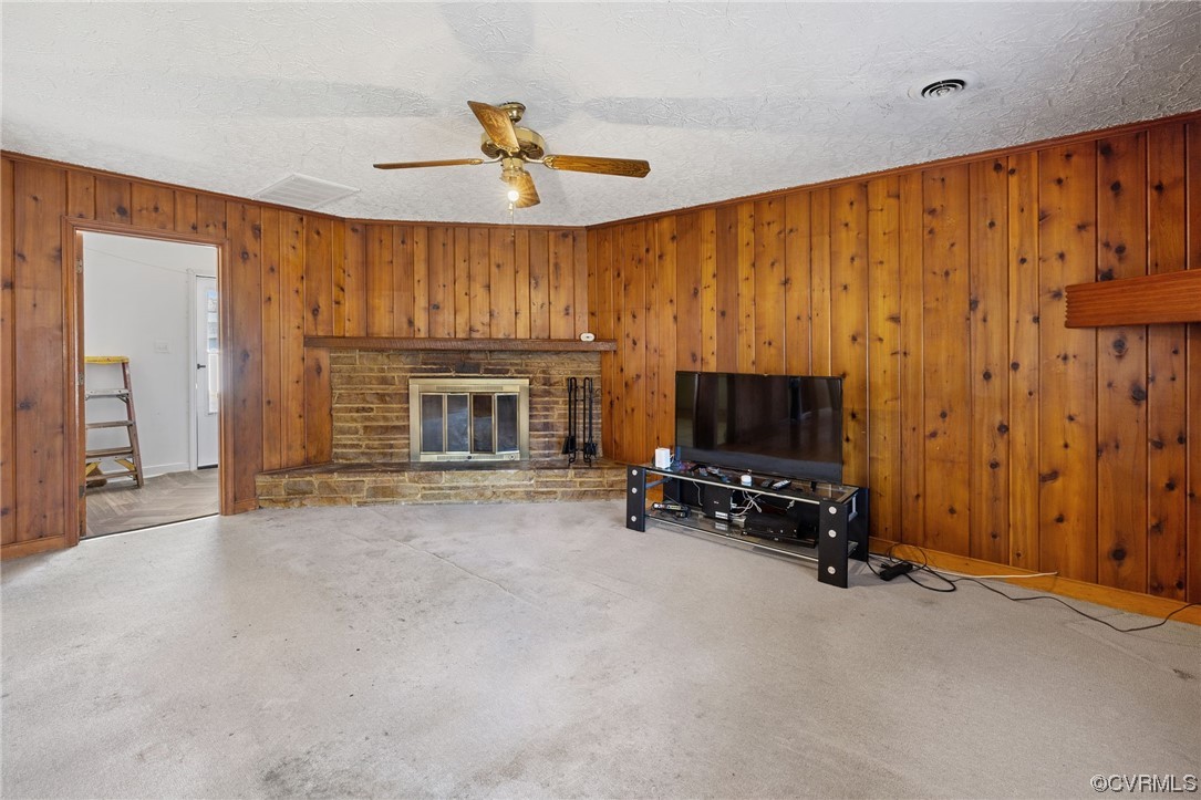 2408 Coxendale Road Chester, VA 23831 - Photo 9 of 26 an empty room with furniture fireplace and window
