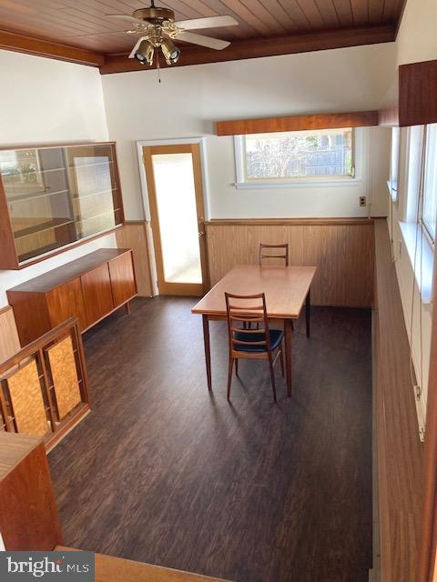 200 Mt Lucas Road Princeton, NJ 08540 - Photo 5 of 10 Family room with teak wood ceiling