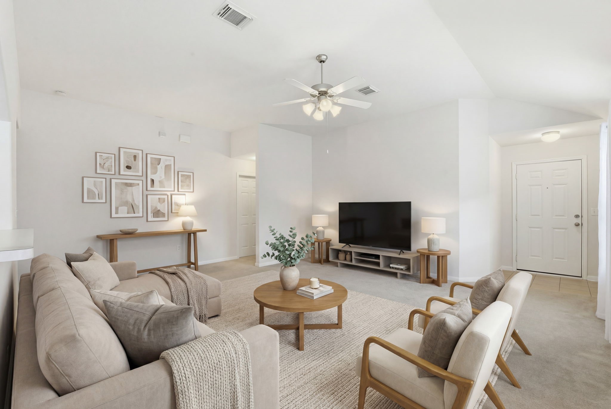 21639 Falvel Misty Drive Spring, TX 77388 - Photo 3 of 11 a living room with furniture and a flat screen tv