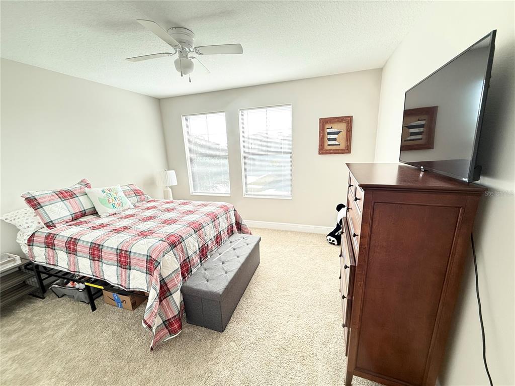 14820 Paddock Pond Avenue Lithia, FL 33547 - Photo 16 of 21 a bedroom with a bed and flat screen tv