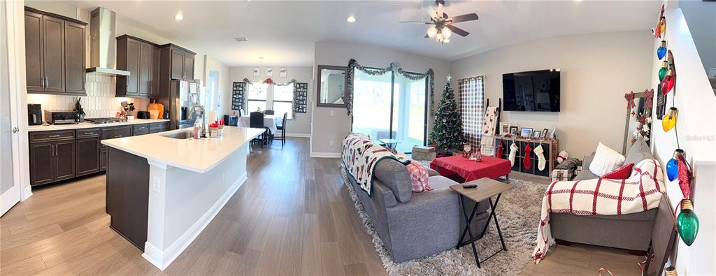 14820 Paddock Pond Avenue Lithia, FL 33547 - Photo 3 of 21 a view of a living room kitchen and a flat screen tv