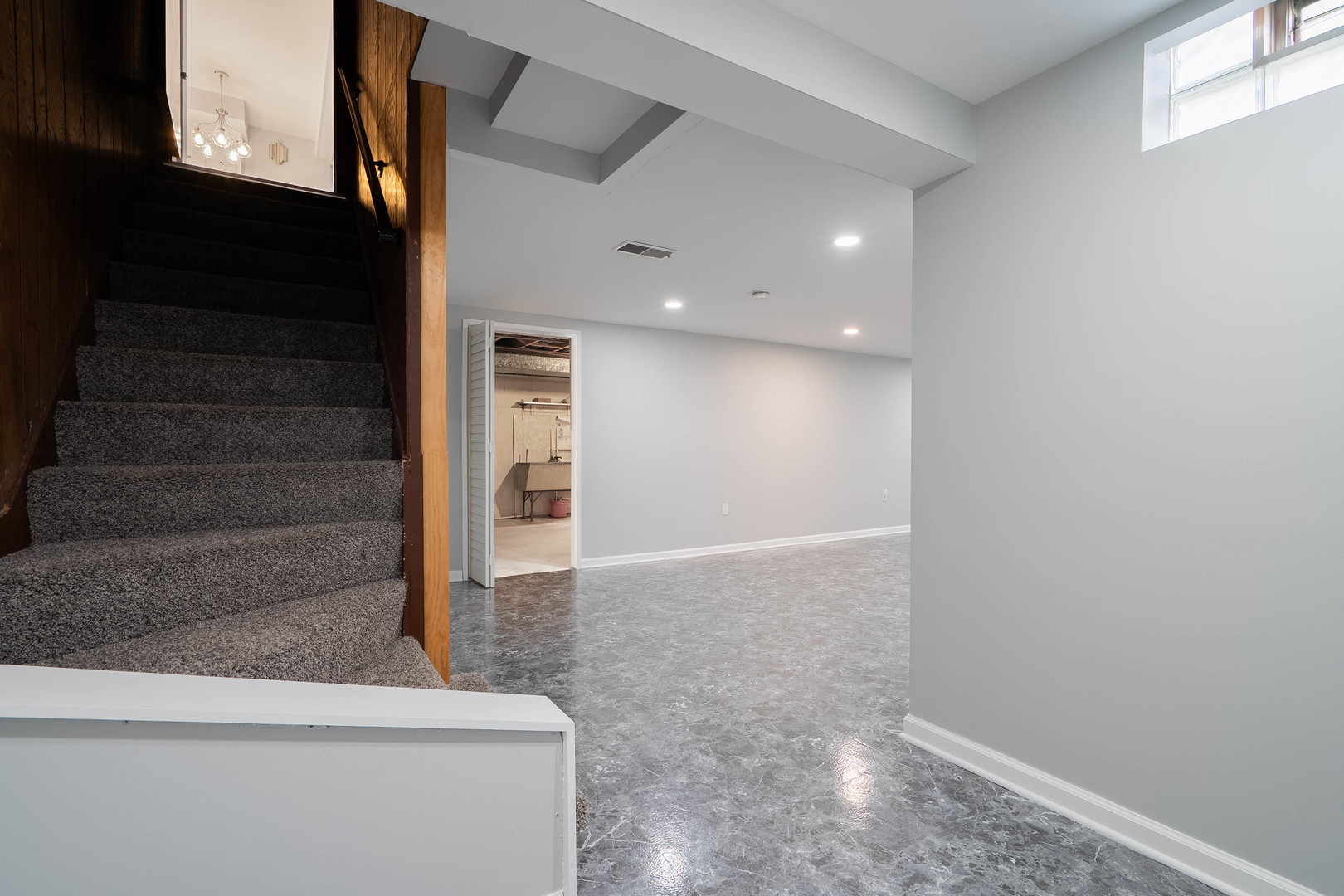17258 William Street Lansing, IL 60438 - Photo 28 of 34 a view of hallway with stairs and wooden floor