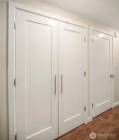 a view of closet area