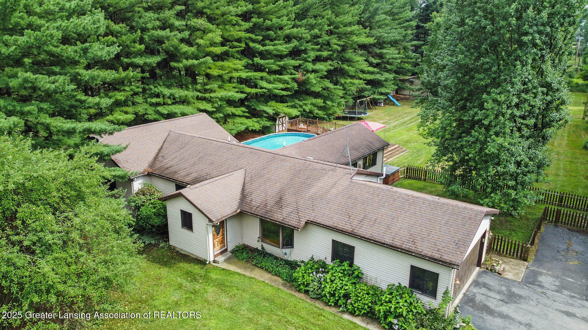 6494 Zimmer Road Williamston, MI 48895 - Photo 2 of 37 Aerial