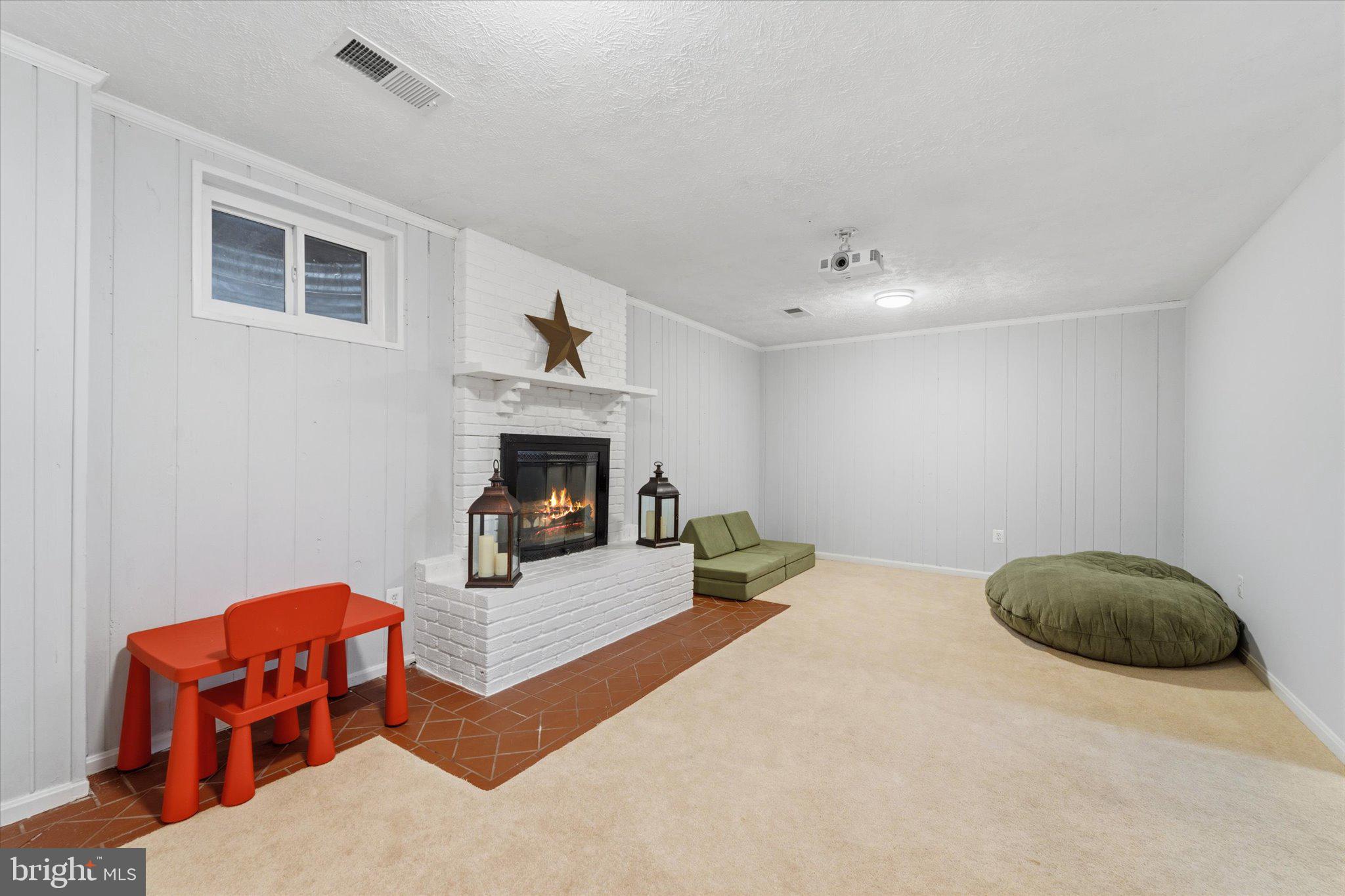 6865 Brian Michael Court Springfield, VA 22153 - Photo 33 of 44 Media room with projector in basement
