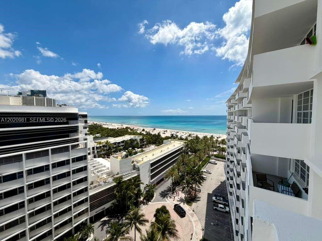100 Lincoln Road, Unit 1423 Miami Beach, FL 33139 - Photo 17 of 17 a view of a balcony with an ocean view