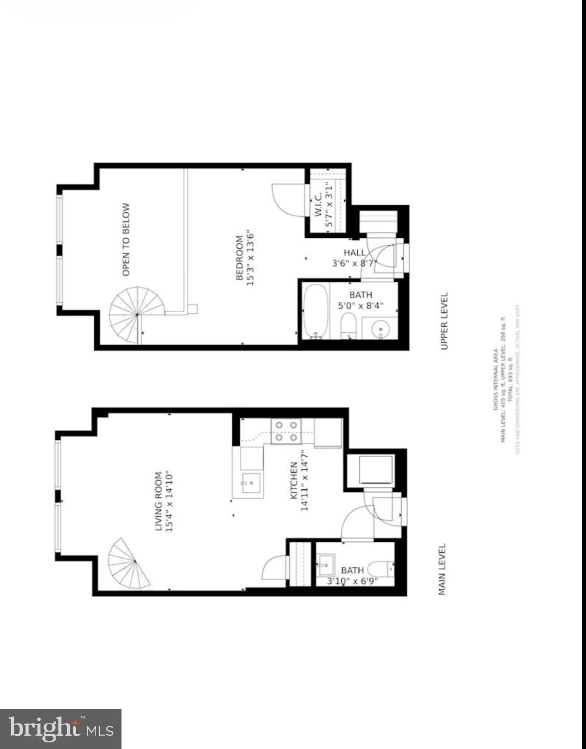 1225 13th Street Northwest, Unit 509 Washington, DC 20005 - Photo 29 of 29 a picture of a floor plan