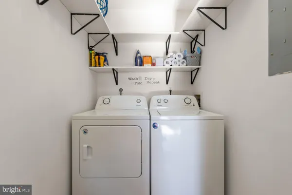 a view of a park with slide