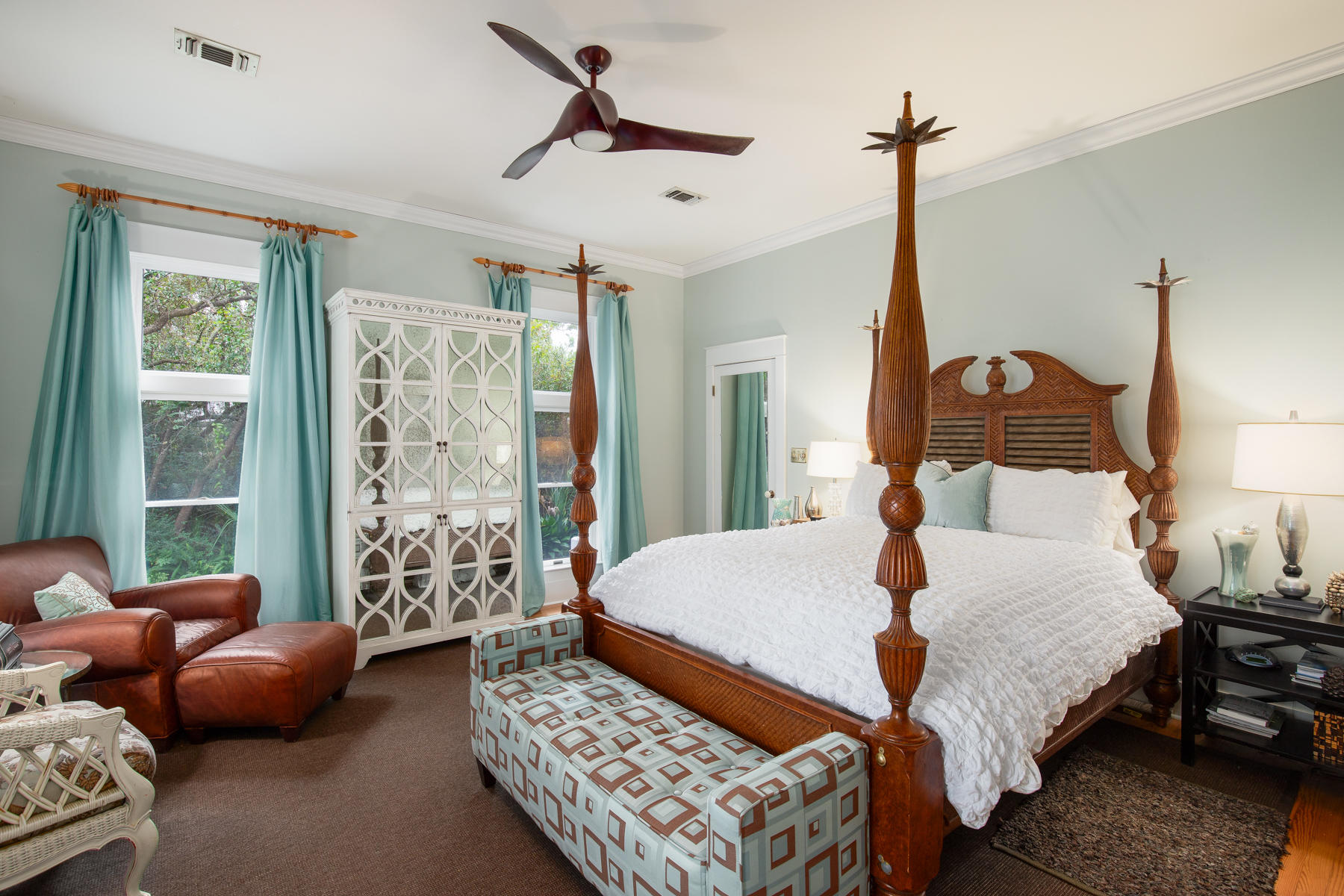 473 Defuniak Street Santa Rosa Beach, FL 32459 - Photo 16 of 28 a bedroom with a bed couch and window