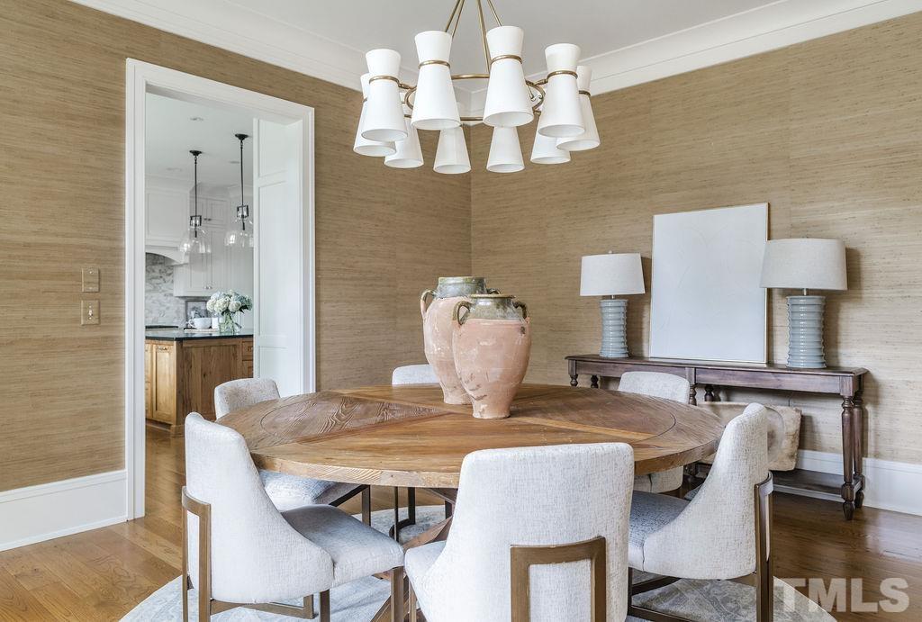 4427 Laurel Hills Road Raleigh, NC 27612 - Photo 43 of 89 a view of a dining room with furniture