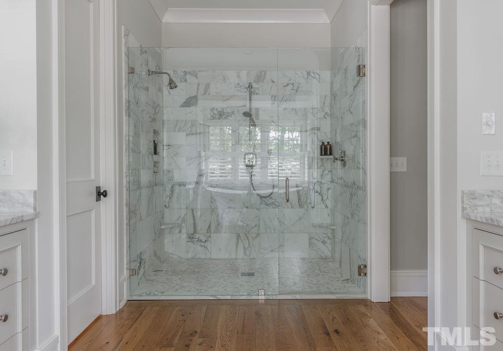 4427 Laurel Hills Road Raleigh, NC 27612 - Photo 53 of 89 a bathroom with a shower