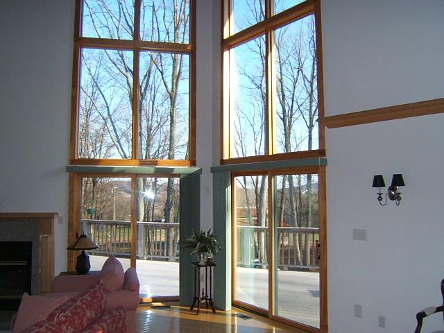 1241 Chester Lane Blue Ridge, VA 24064 - Photo 7 of 7 a living room with furniture and a large window