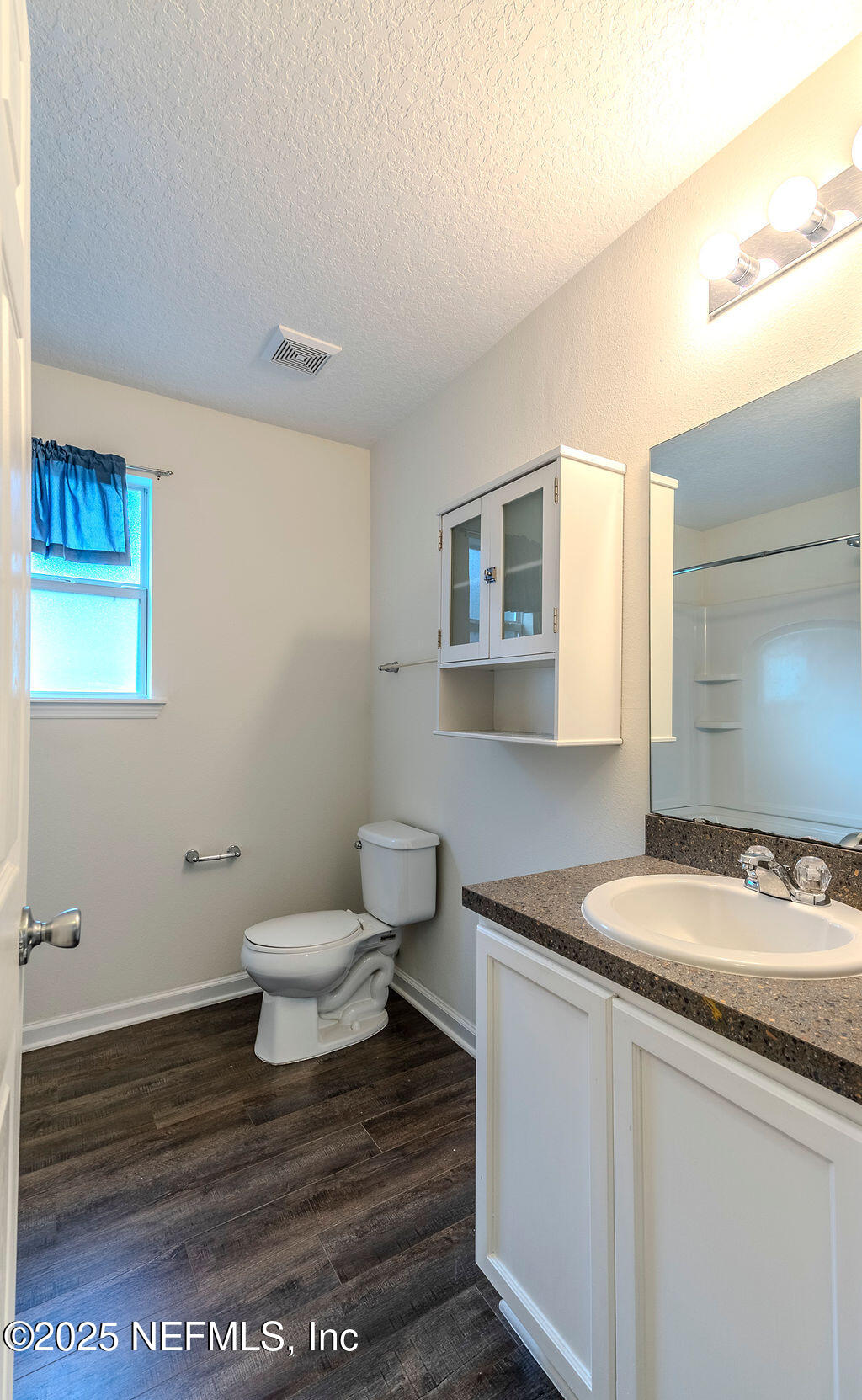 348 Auburn Oaks Road East Jacksonville, FL 32218 - Photo 24 of 30 a bathroom with a granite countertop toilet sink and mirror