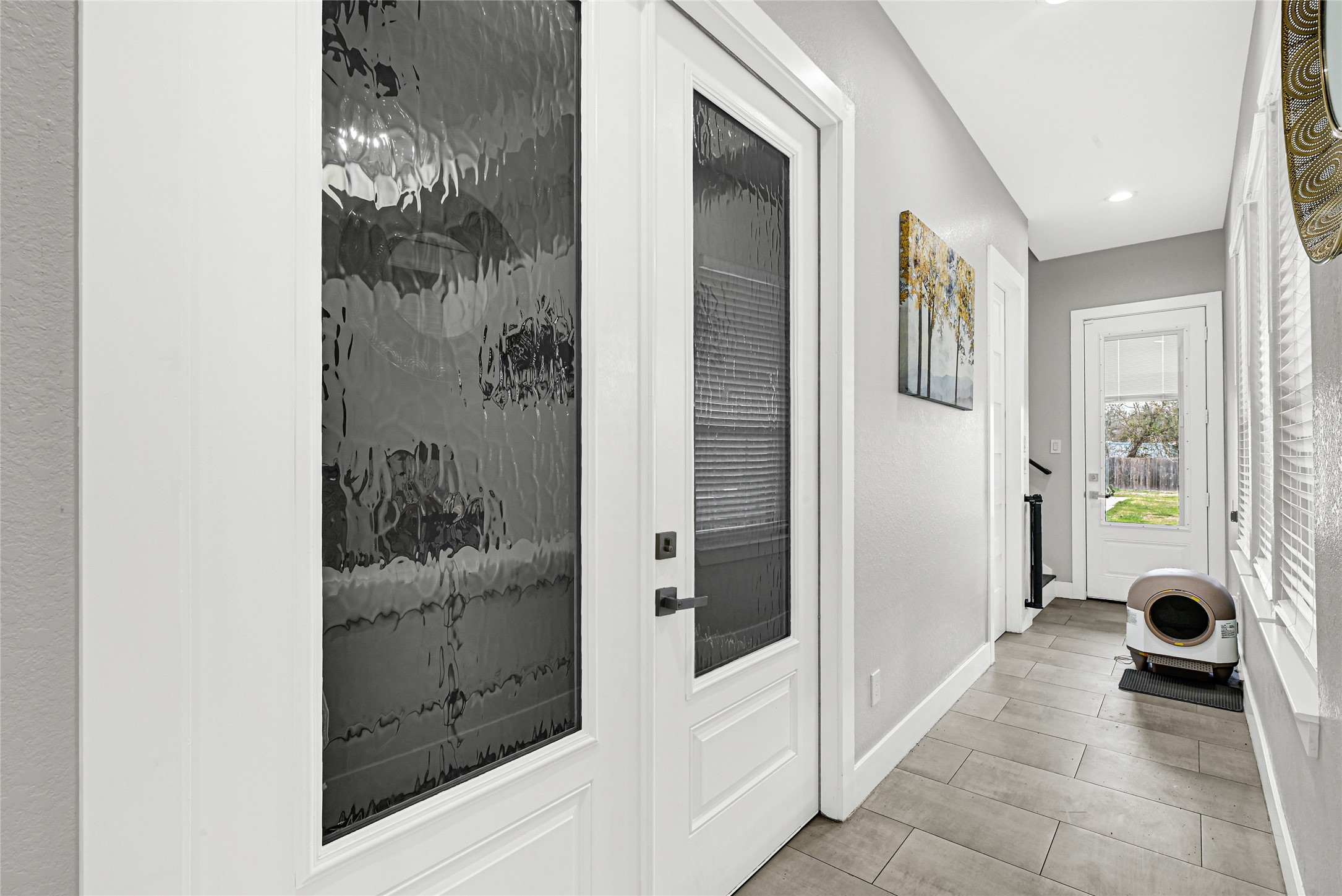 4821 1st Street Houston, TX 77504 - Photo 24 of 48 a view of entryway with livingroom and garden