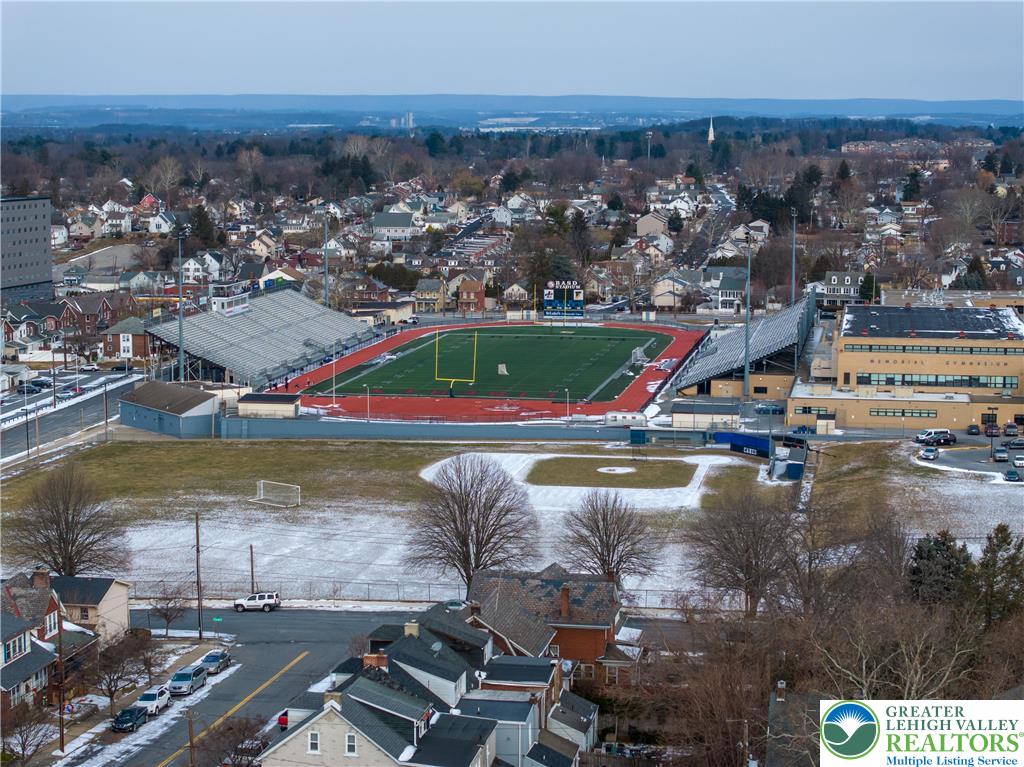 211 East Goepp Street Bethlehem, PA 18018 - Photo 33 of 36 an aerial view of residential houses with outdoor space