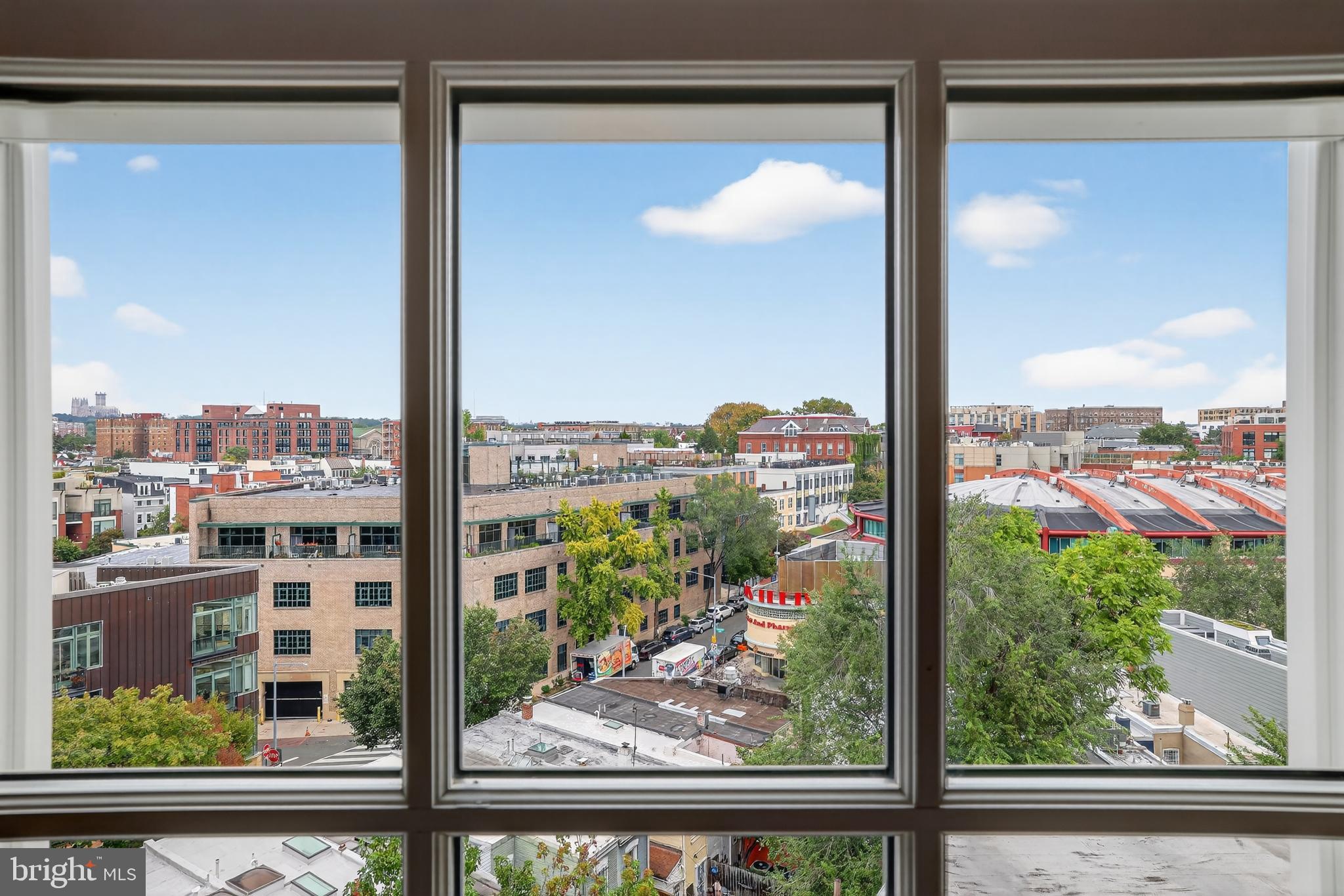 1661 Crescent Place Northwest, Unit 604 Washington, DC 20009 - Photo 41 of 61 a view of a city from a window