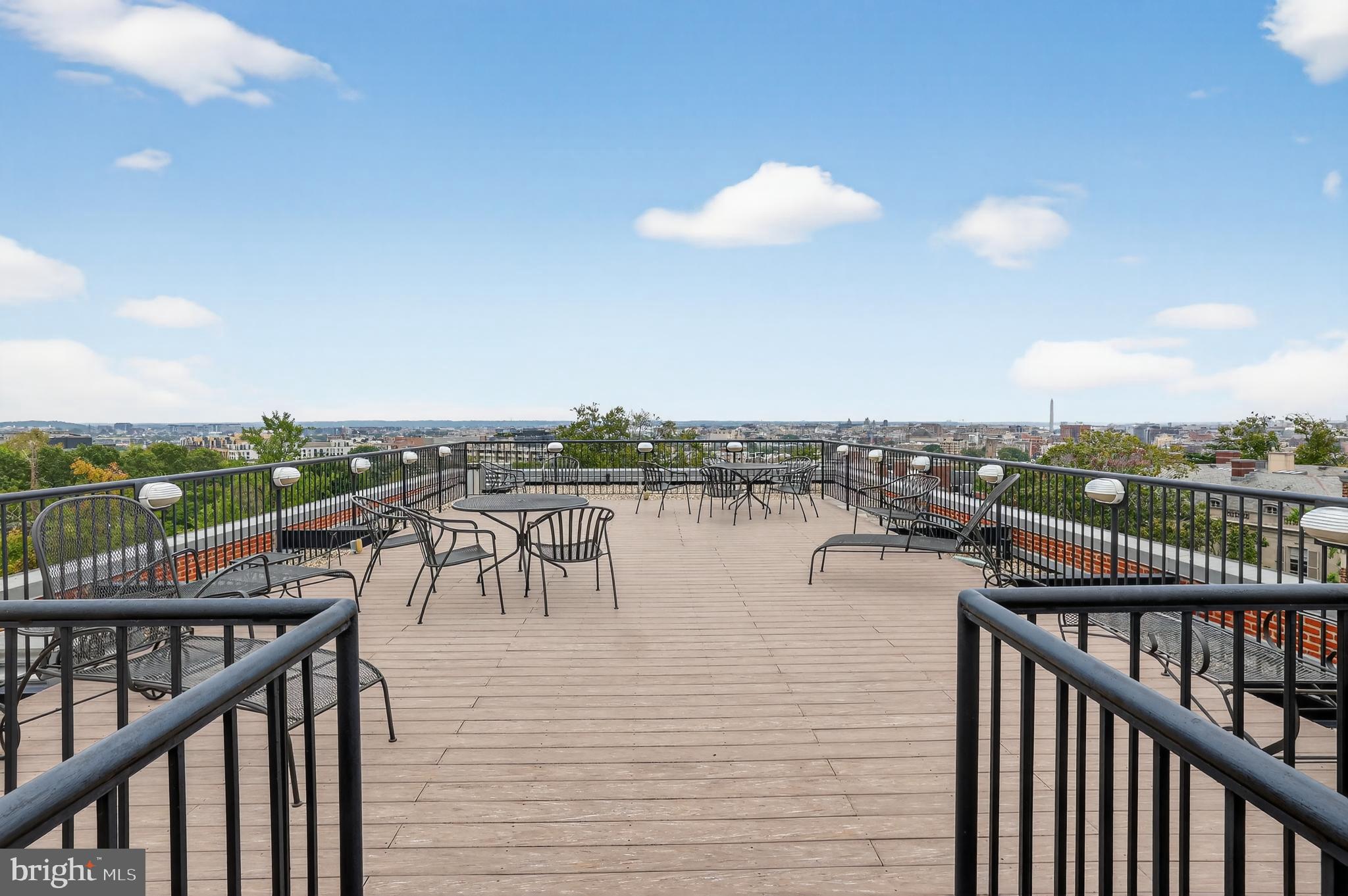 1661 Crescent Place Northwest, Unit 604 Washington, DC 20009 - Photo 54 of 61 Scenic rooftop terrace with expansive views.