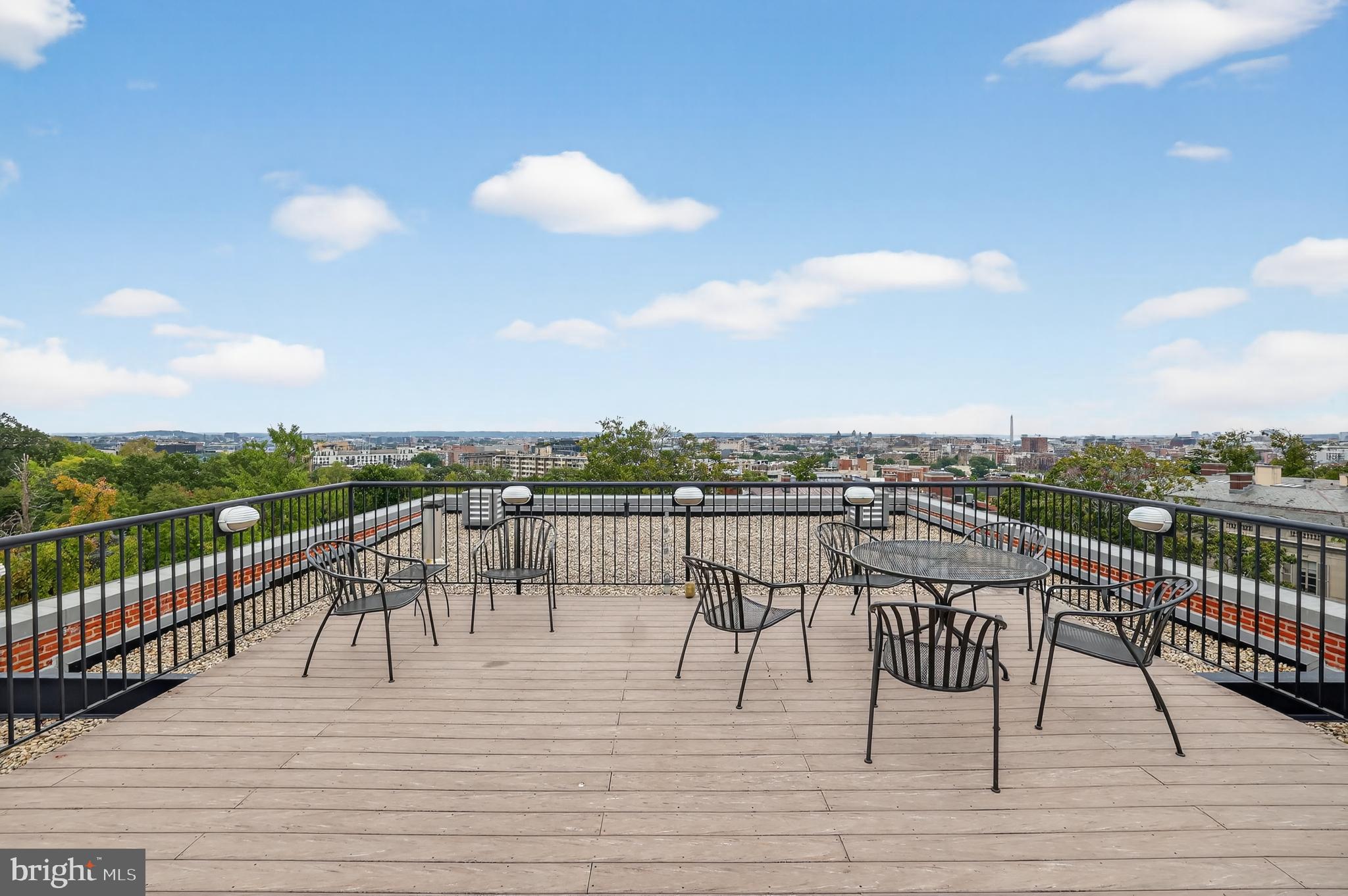 1661 Crescent Place Northwest, Unit 604 Washington, DC 20009 - Photo 58 of 61 a view of a terrace with seating area
