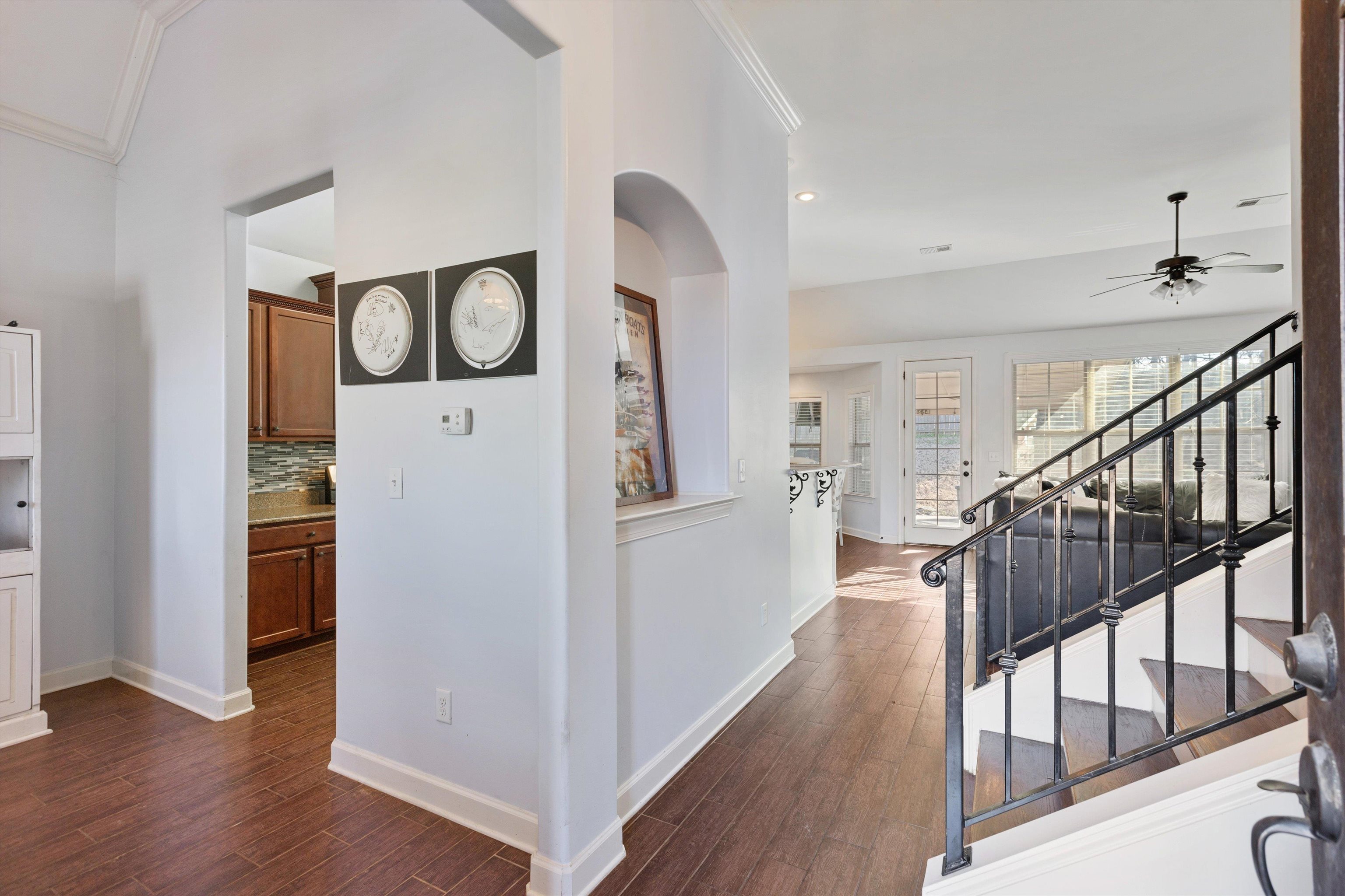 6005 Maher Valley Cove Bartlett, TN 38135 - Photo 20 of 28 a view of entryway and hall with wooden floor
