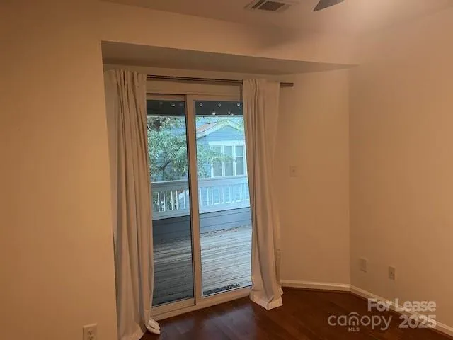 wooden floor in an empty room