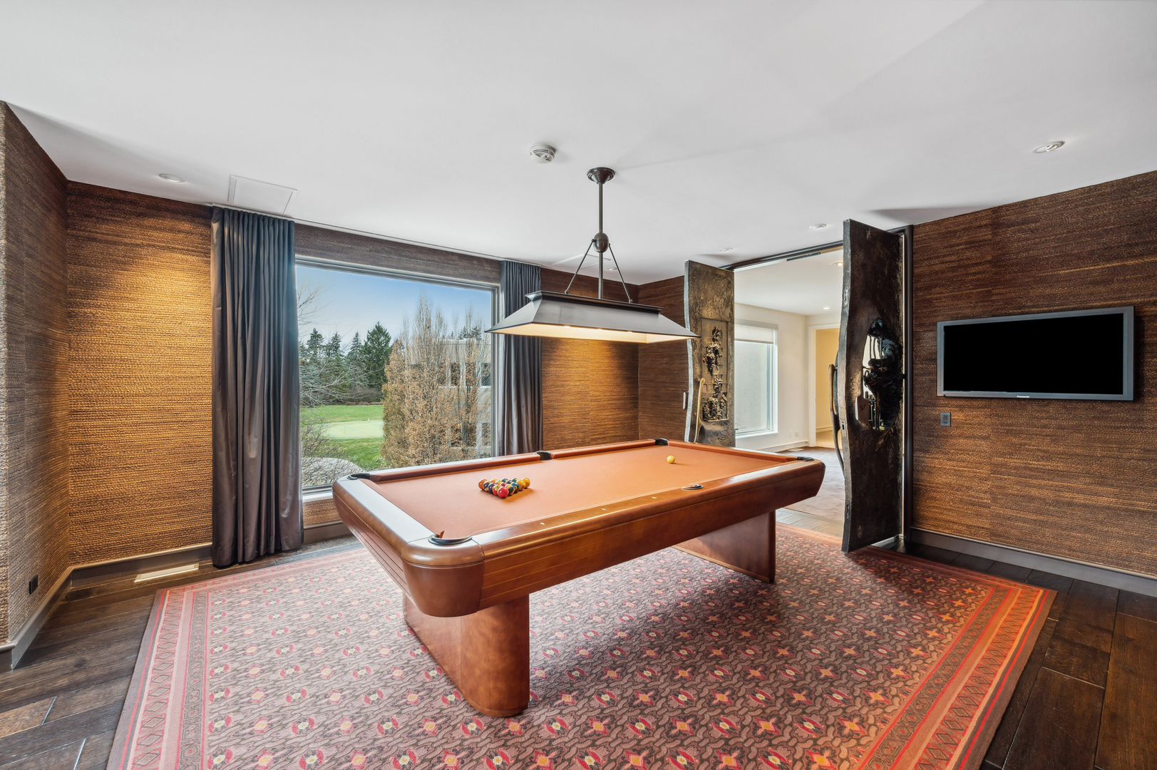 2700 Point Drive Highland Park, IL 60035 - Photo 12 of 22 a room with pool table flat screen tv and windows