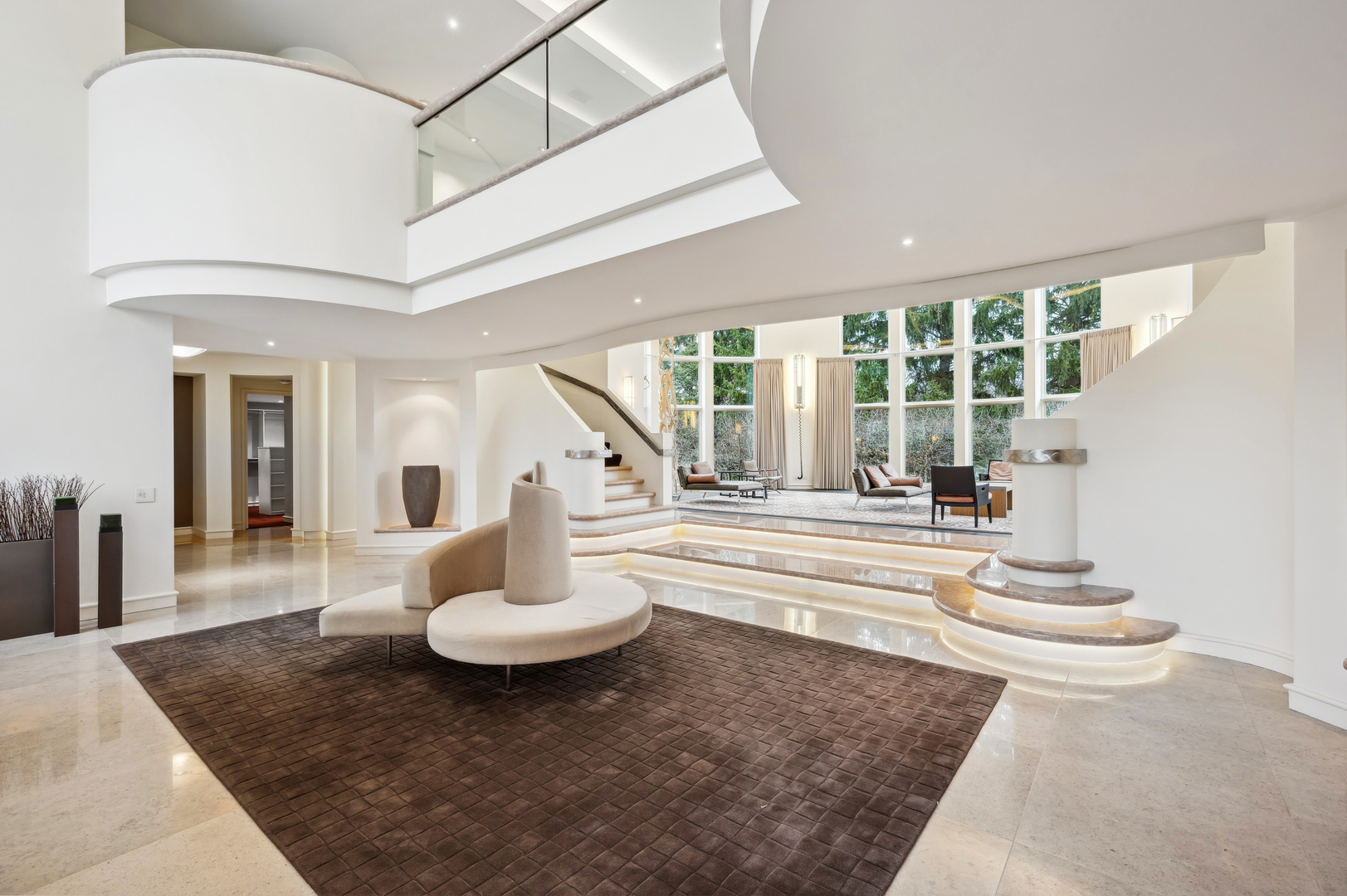 2700 Point Drive Highland Park, IL 60035 - Photo 2 of 22 a view of a living room and floor to ceiling window with furniture