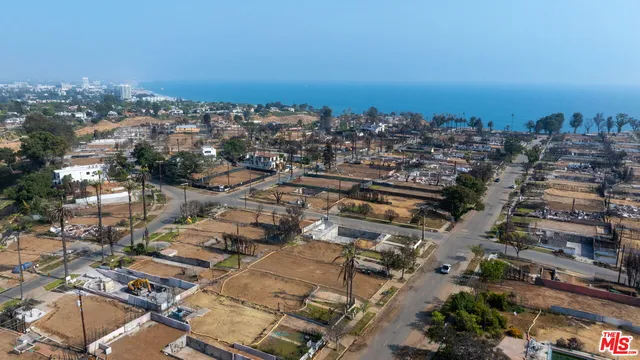 an aerial view of a city with lots of residential buildings